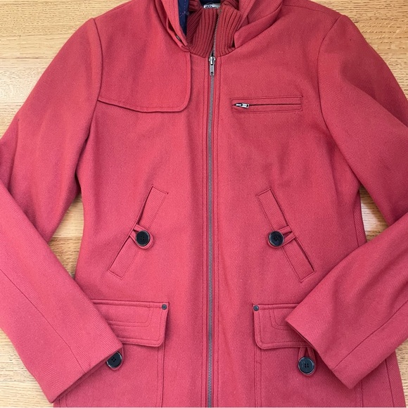 Tulle Wool Coat XL - Picture 2 of 9